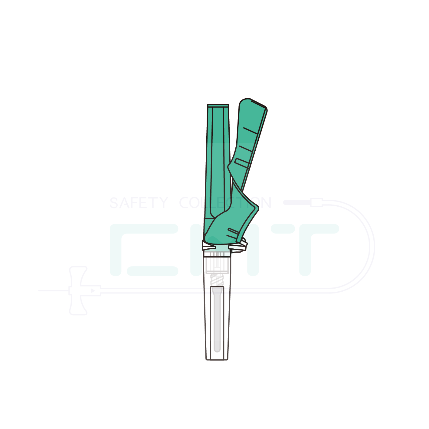 CMT Profoject™ Safety Visible Blood Flashback Collection Needle
