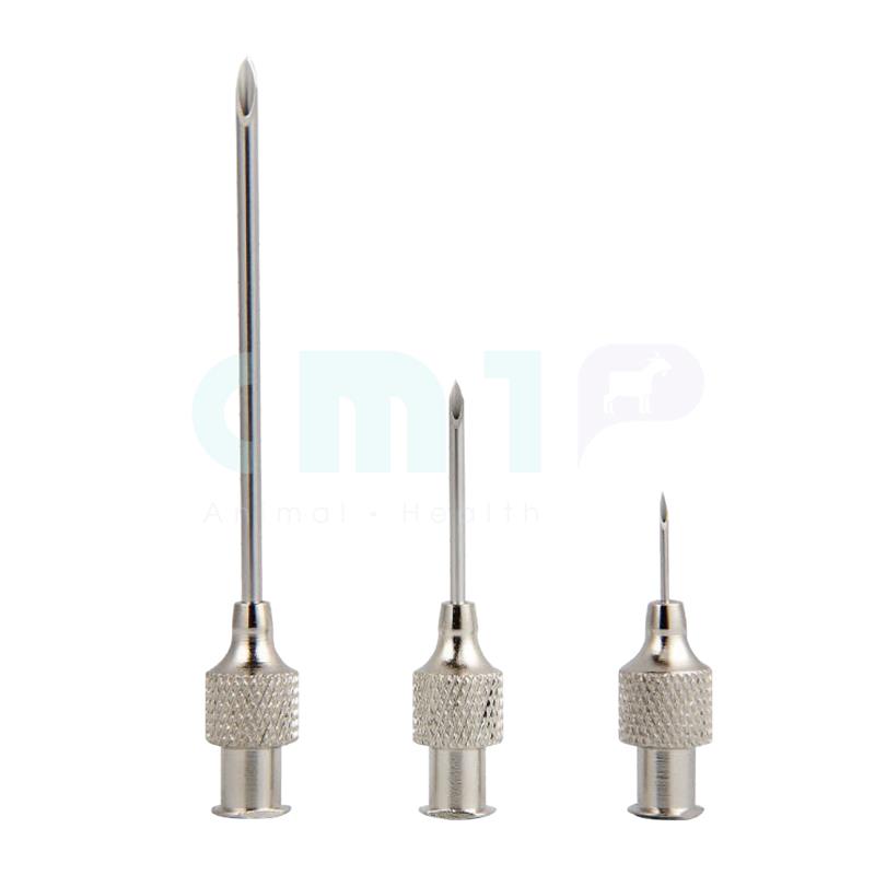 Copper Large Round Knurled Hub Needles